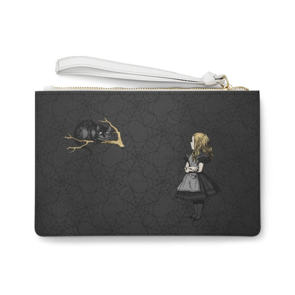 Custom Clutch Purse - Alice in Wonderland Gift # 102 Gray