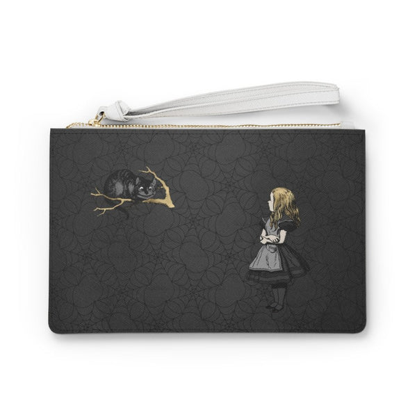 Custom Clutch Purse - Alice in Wonderland Gift # 102 Gray