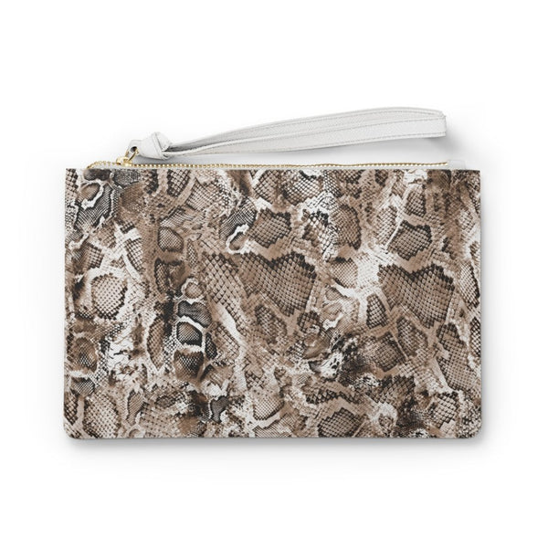 Custom Clutch Purse - Vintage Look Distressed Snake Skin