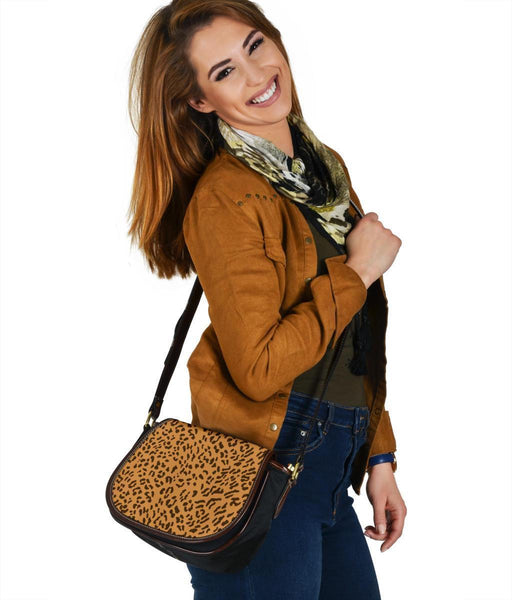 Custom Saddle Bag (Canvas) – Leopard Print | Gift Ideas