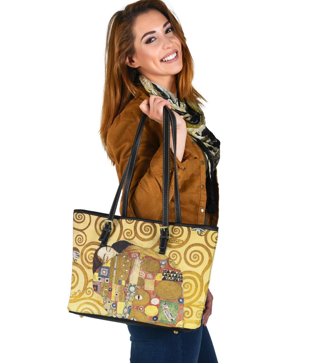 Custom Tote Bag (Vegan Leather) - Vintage Art | Gustav