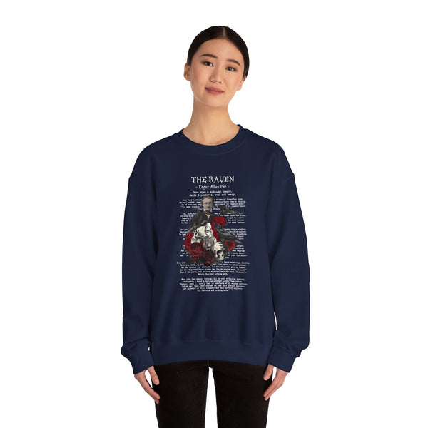 Edgar Allan Poe 6 The Raven Nevermore Literary Sweatshirt