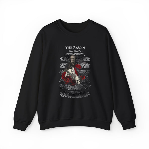 Edgar Allan Poe 6 The Raven Nevermore Literary Sweatshirt