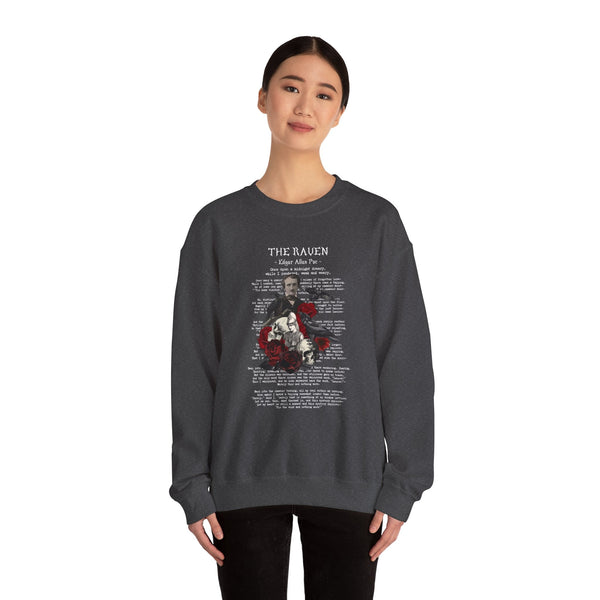 Edgar Allan Poe 6 The Raven Nevermore Literary Sweatshirt