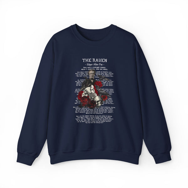 Edgar Allan Poe 6 The Raven Nevermore Literary Sweatshirt