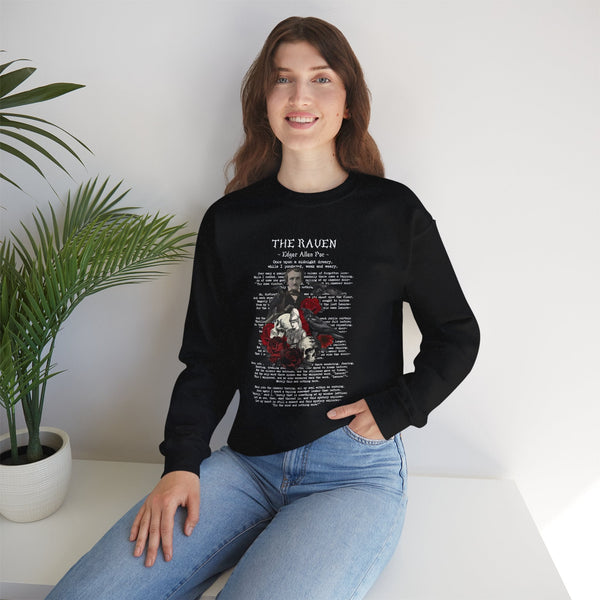 Edgar Allan Poe 6 The Raven Nevermore Literary Sweatshirt