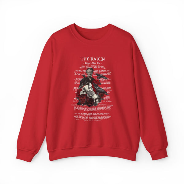 Edgar Allan Poe 6 The Raven Nevermore Literary Sweatshirt