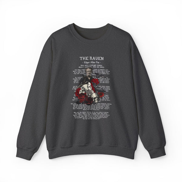 Edgar Allan Poe 6 The Raven Nevermore Literary Sweatshirt