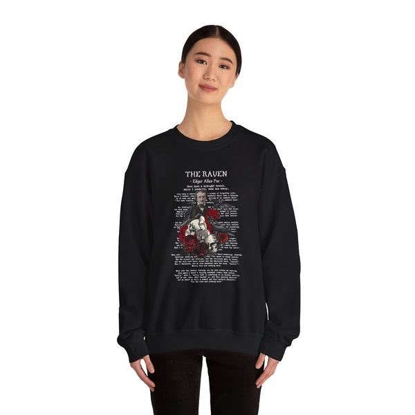 Edgar Allan Poe 6 The Raven Nevermore Literary Sweatshirt