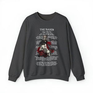 Edgar Allan Poe 6 The Raven Nevermore - Literary Sweatshirt