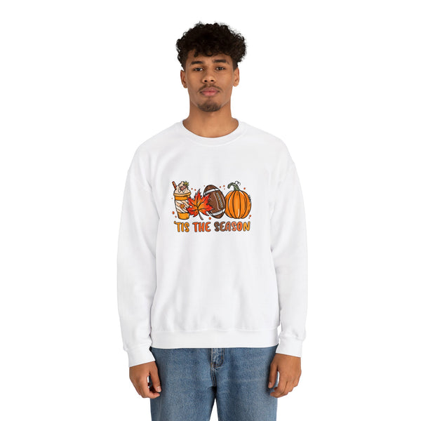 Fall Tis the Season Crewneck Sweatshirt Crewnecked