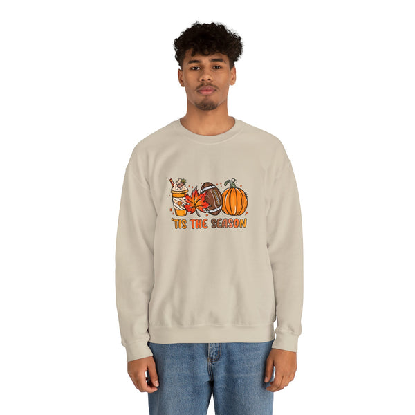 Fall Tis the Season Crewneck Sweatshirt Crewnecked