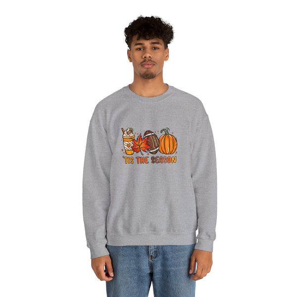 Fall Tis the Season Crewneck Sweatshirt Crewnecked