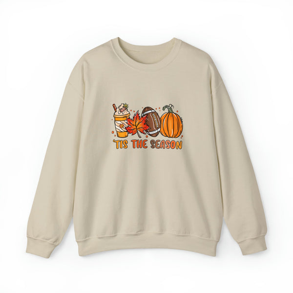 Fall Tis the Season Crewneck Sweatshirt Crewnecked