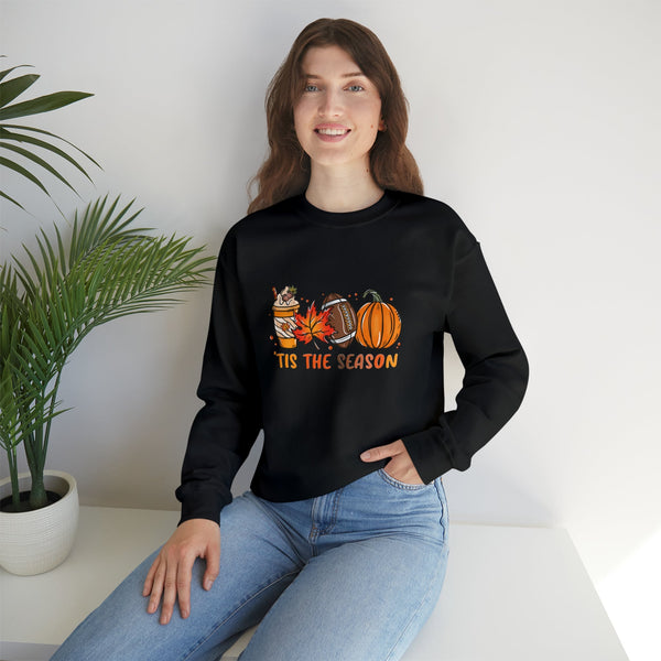 Fall Tis the Season Crewneck Sweatshirt Crewnecked