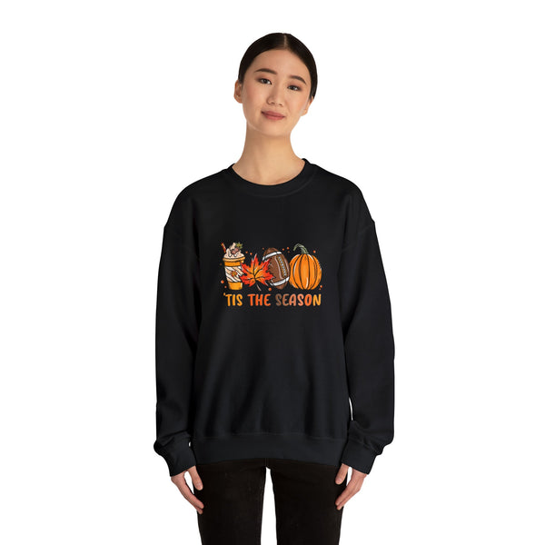 Fall Tis the Season Crewneck Sweatshirt Crewnecked