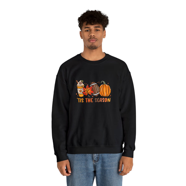 Fall Tis the Season Crewneck Sweatshirt Crewnecked