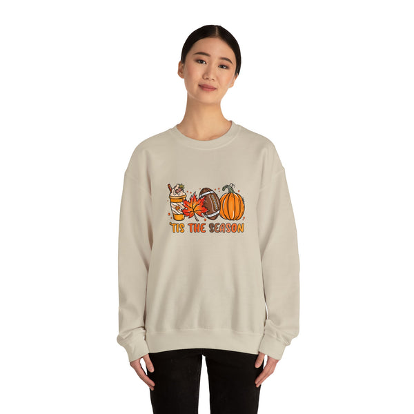 Fall Tis the Season Crewneck Sweatshirt Crewnecked