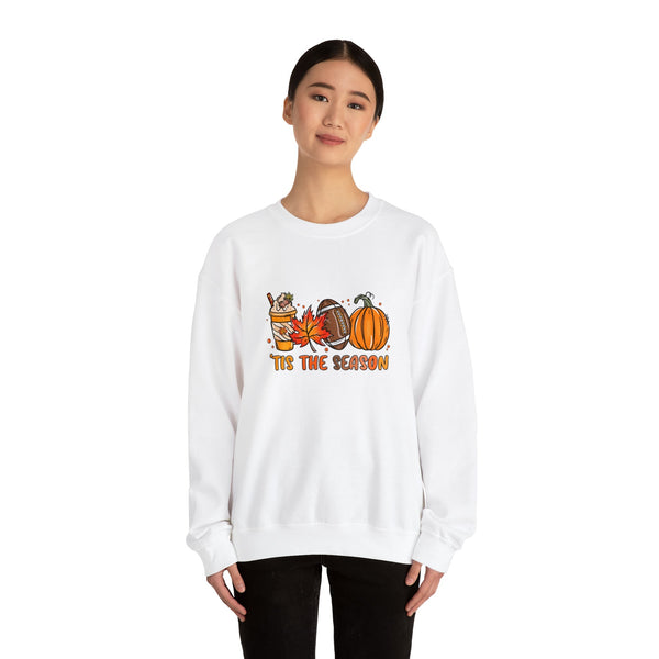 Fall Tis the Season Crewneck Sweatshirt Crewnecked