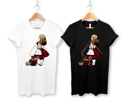 Graphic Tee - Alice in Wonderland Gifts #36 Red Series