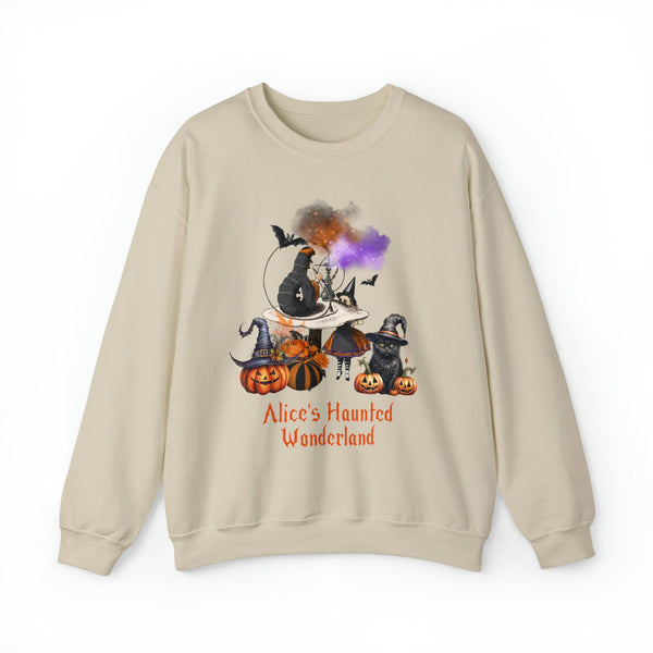 Halloween Sweatshirt Crewneck Sweatshirt Alice in Wonderland