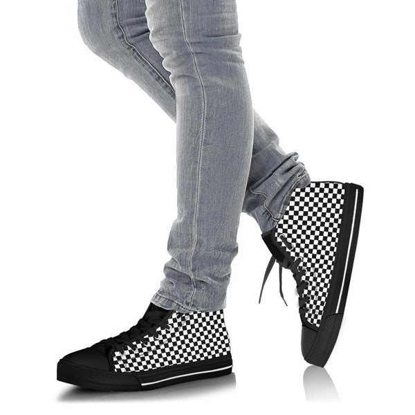 High Top Sneakers - Black and White | Birthday Gifts Gift