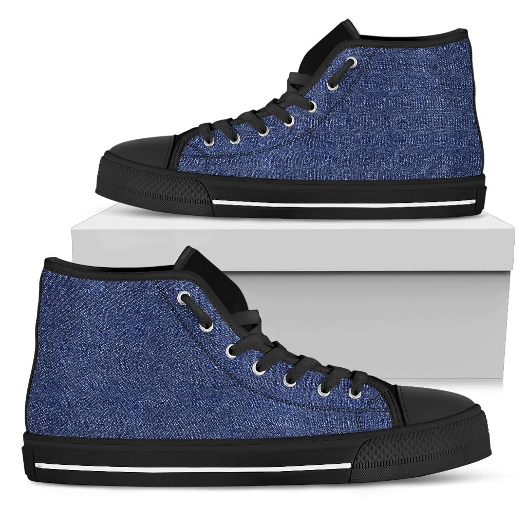 High Top Sneakers - Dark Blue | Birthday Gifts Gift Idea