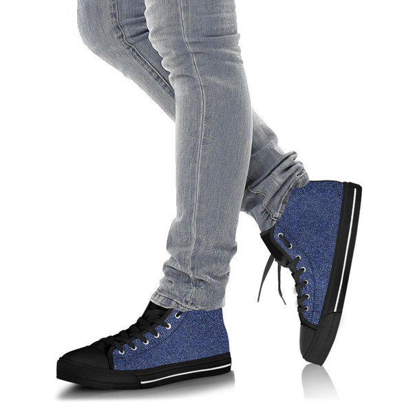 High Top Sneakers - Dark Blue | Birthday Gifts Gift Idea