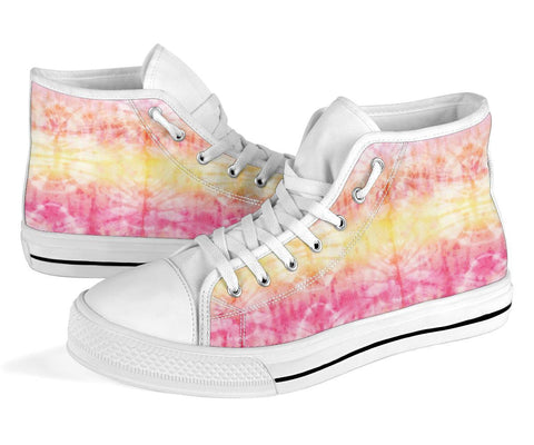 High Top Sneakers - Tie Dye Design #101 | Custom Shoes