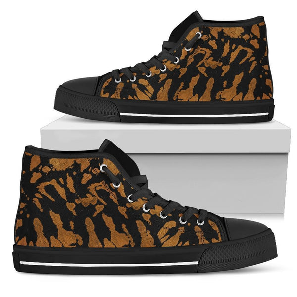 High Top Sneakers - Tie Dye Design #115 | Custom Shoes