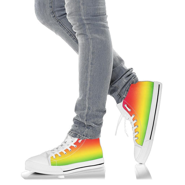 High Top Sneakers - Unisex Colorful Sneakers #2 | Custom