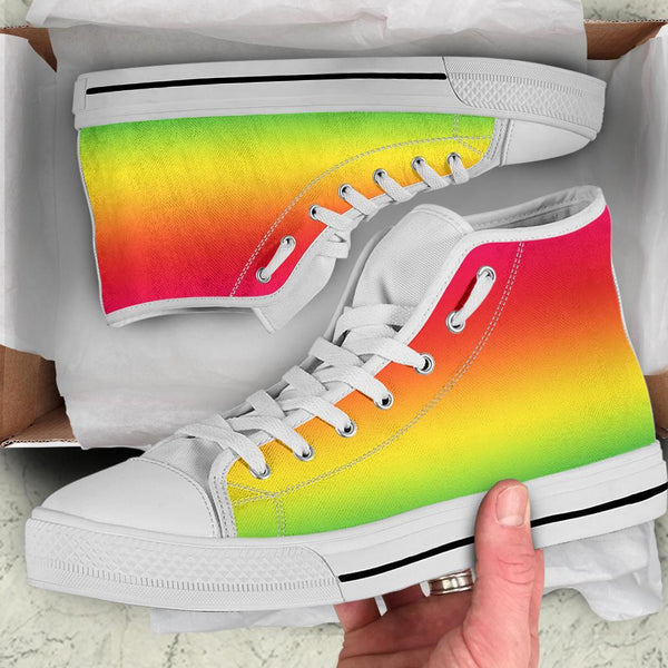 High Top Sneakers - Unisex Colorful Sneakers #2 | Custom