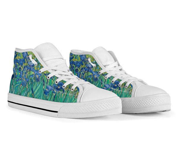High Top Sneakers - Vintage Art | Vincent van Gogh: Irises