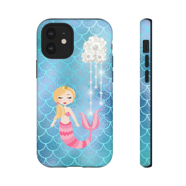 iPhone Case Tough Cases - Celestial Stars # 103 Mermaid