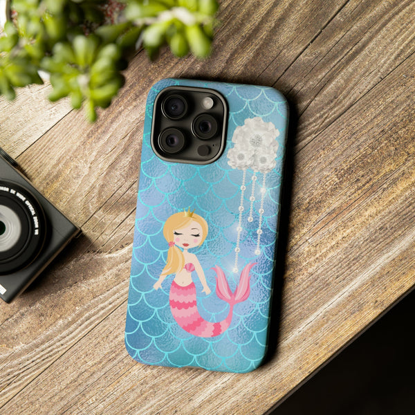 iPhone Case Tough Cases - Celestial Stars # 103 Mermaid