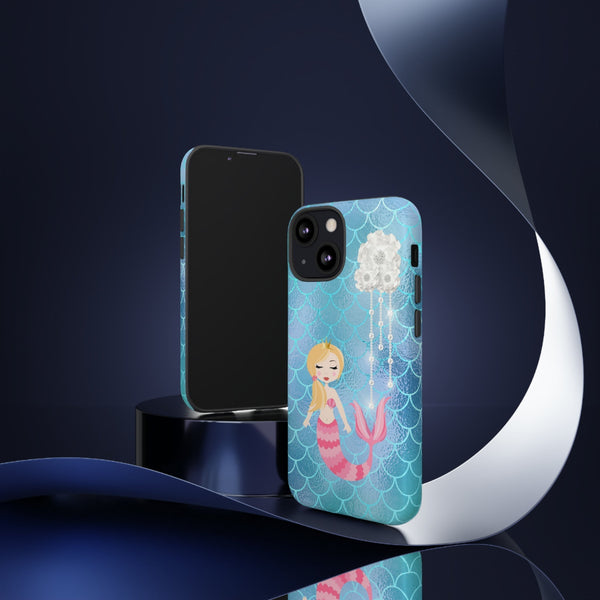 iPhone Case Tough Cases - Celestial Stars # 103 Mermaid