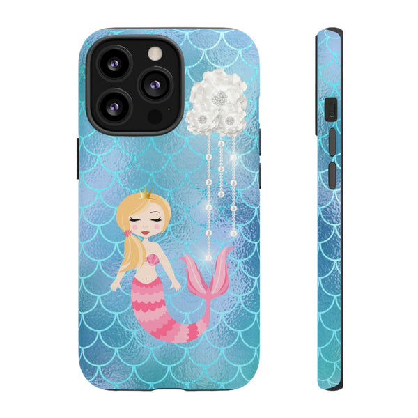 iPhone Case Tough Cases - Celestial Stars # 103 Mermaid