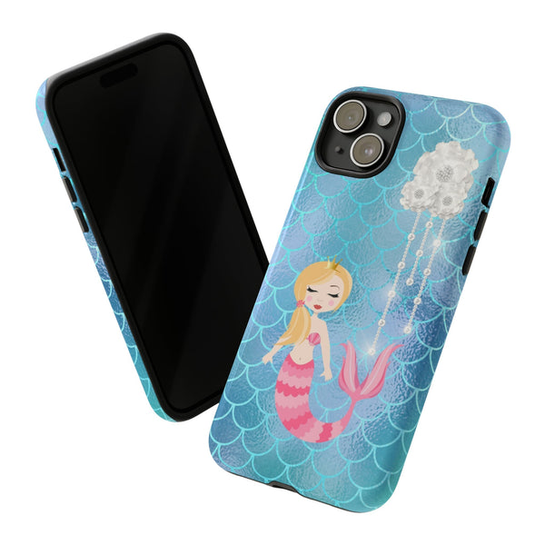 iPhone Case Tough Cases - Celestial Stars # 103 Mermaid