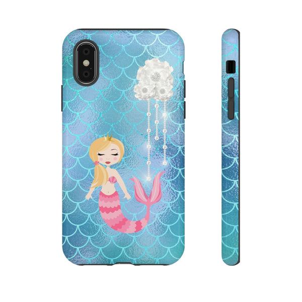 iPhone Case Tough Cases - Celestial Stars # 103 Mermaid