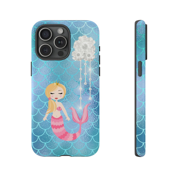 iPhone Case Tough Cases - Celestial Stars # 103 Mermaid