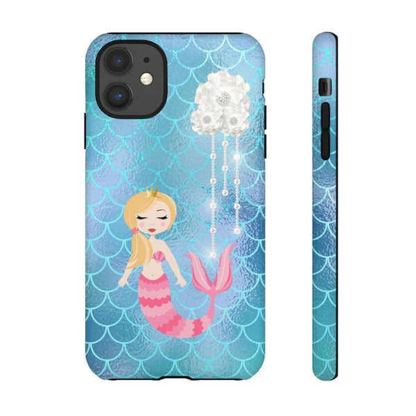 iPhone Case Tough Cases - Celestial Stars # 103 Mermaid