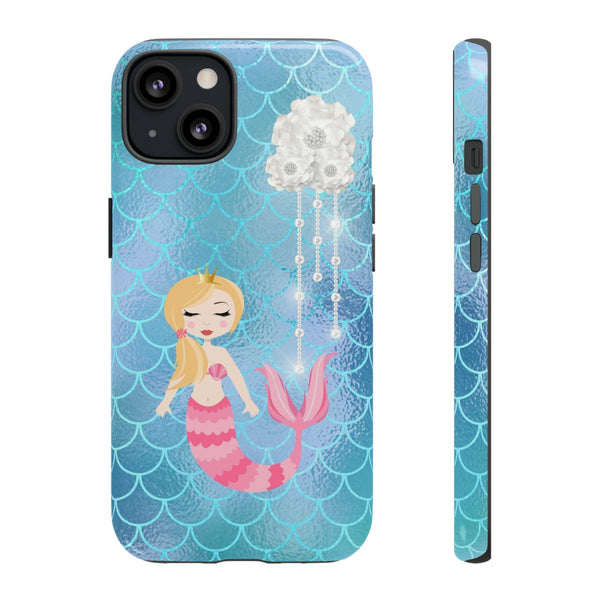 iPhone Case Tough Cases - Celestial Stars # 103 Mermaid