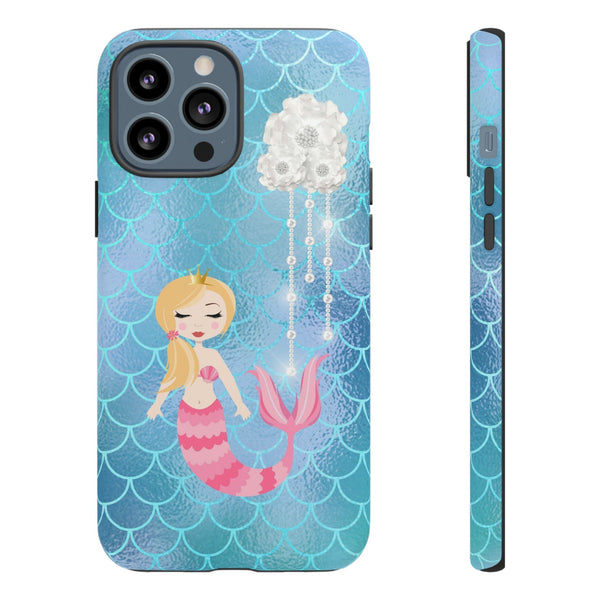 iPhone Case Tough Cases - Celestial Stars # 103 Mermaid