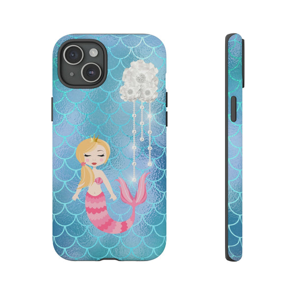 iPhone Case Tough Cases - Celestial Stars # 103 Mermaid