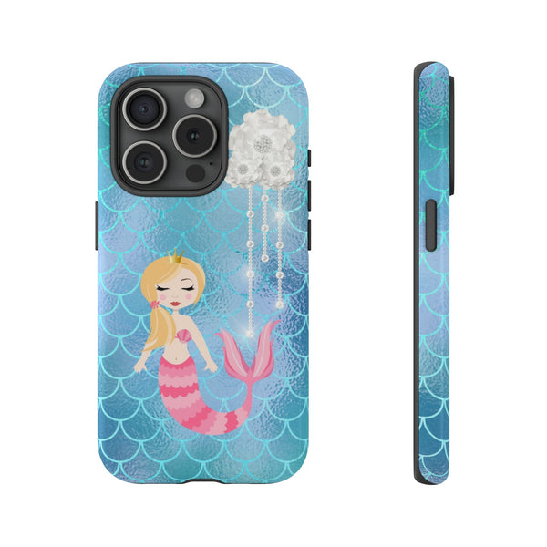 iPhone Case Tough Cases - Celestial Stars # 103 Mermaid