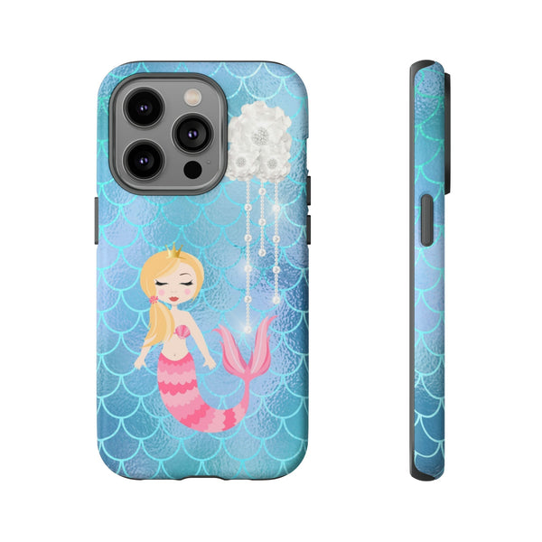 iPhone Case Tough Cases - Celestial Stars # 103 Mermaid