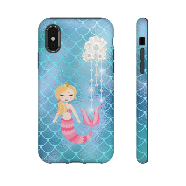 iPhone Case Tough Cases - Celestial Stars # 103 Mermaid