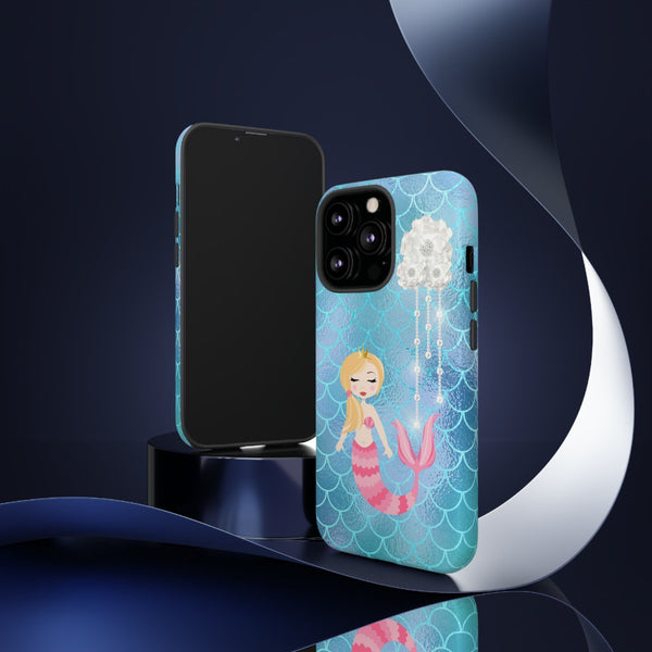 iPhone Case Tough Cases - Celestial Stars # 103 Mermaid