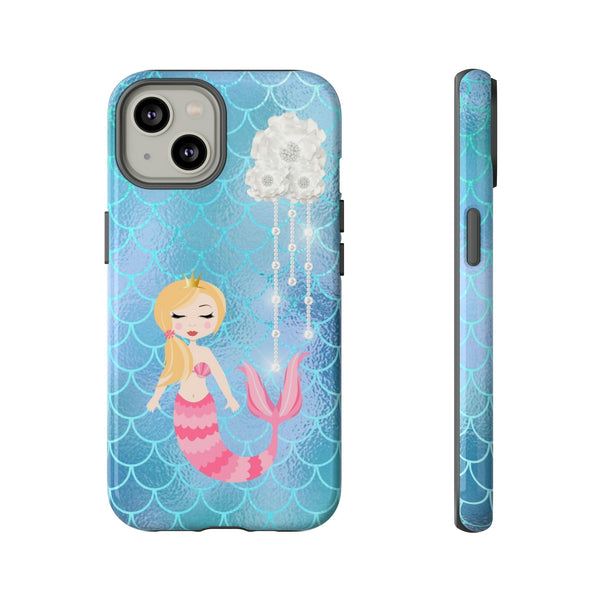 iPhone Case Tough Cases - Celestial Stars # 103 Mermaid