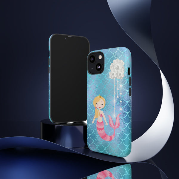 iPhone Case Tough Cases - Celestial Stars # 103 Mermaid